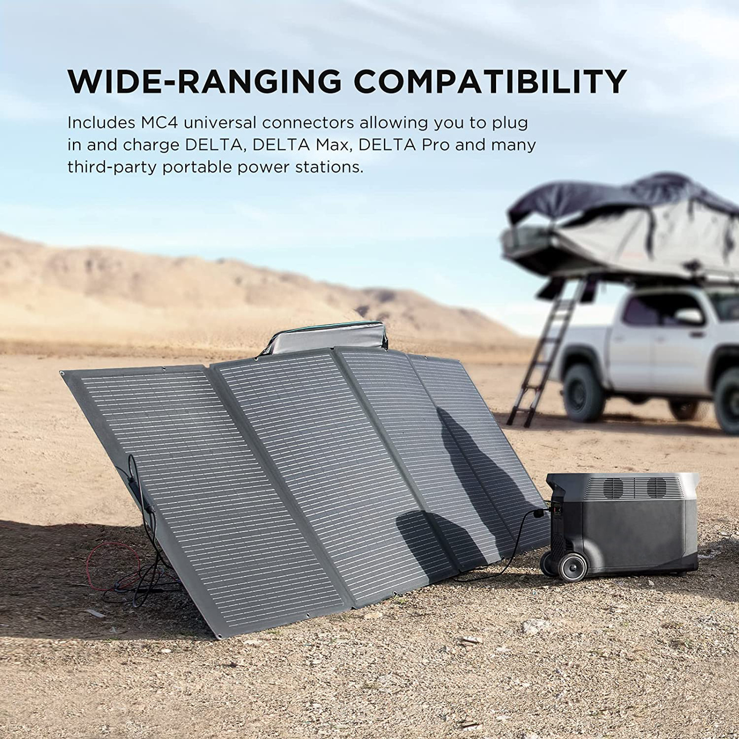 400W Portable Solar Panel Foldable & Durable Waterproof IP68 For Outdoor Adventures Foldable Solar Panel ETFE  CA-1020