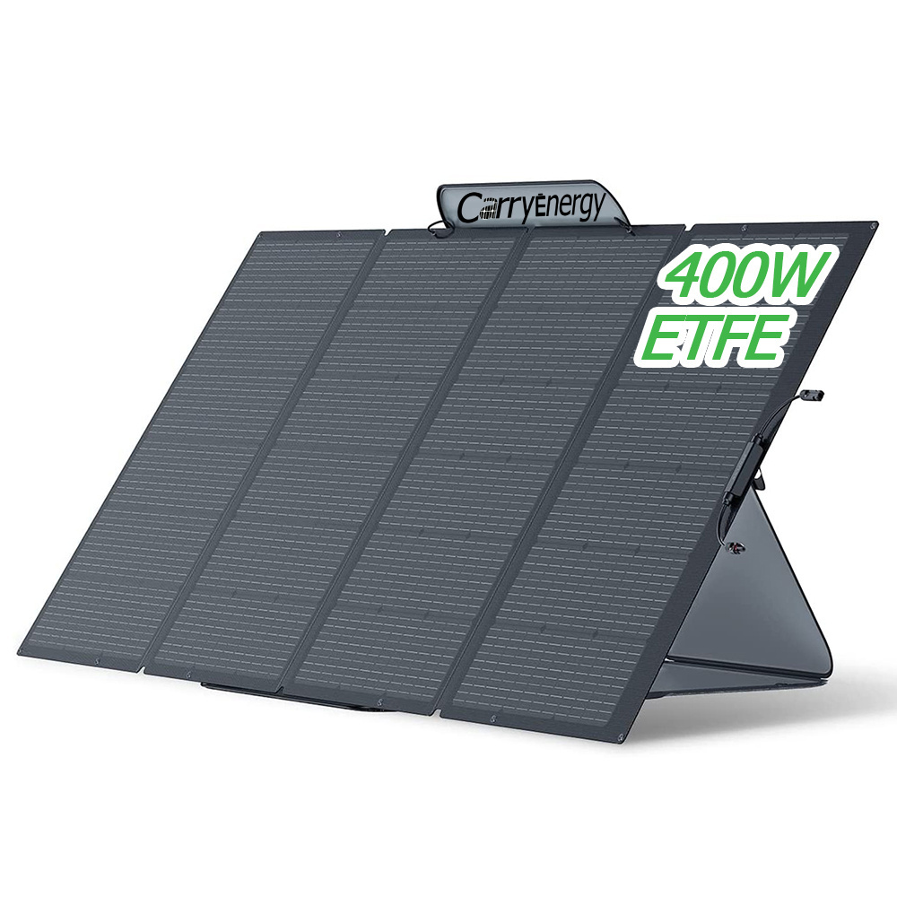 400W Portable Solar Panel Foldable & Durable Waterproof IP68 For Outdoor Adventures Foldable Solar Panel ETFE  CA-1020