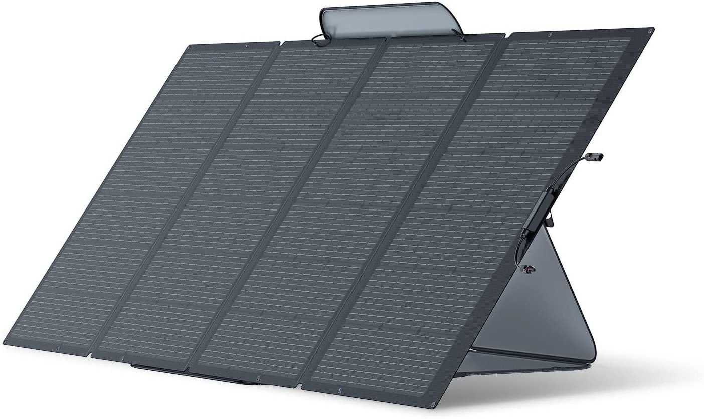 200W 400W Portable Solar Panel system Foldable and Durable Adjustable Stand Housing Waterproof IP68 Outdoor Adventure CA614-SL