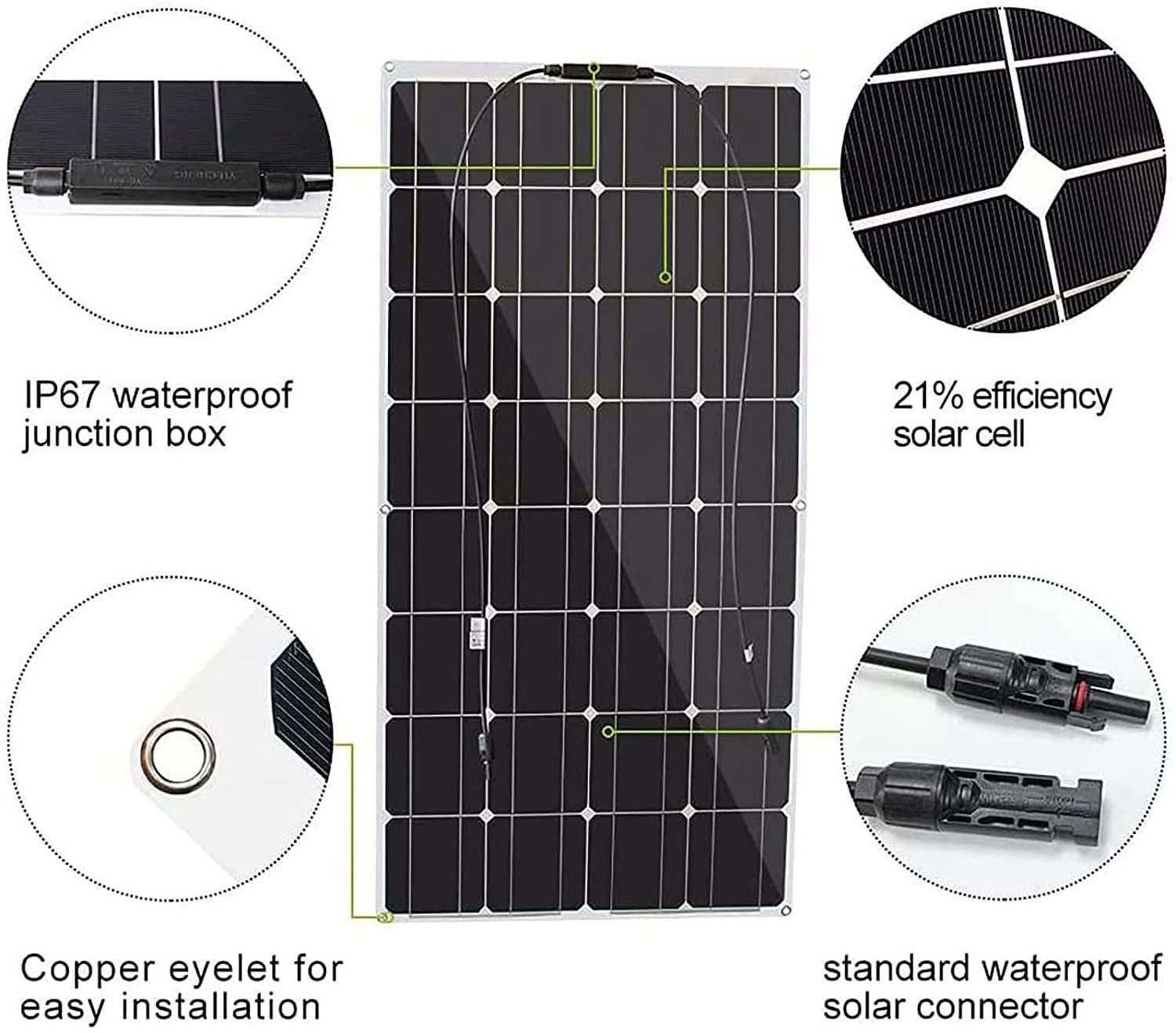 Cheap Factory Price MONO Flexible Solar Panels 400W High Efficiency 300w 400w Foldable ETFE Solar Panel Solar Panels 400 watt