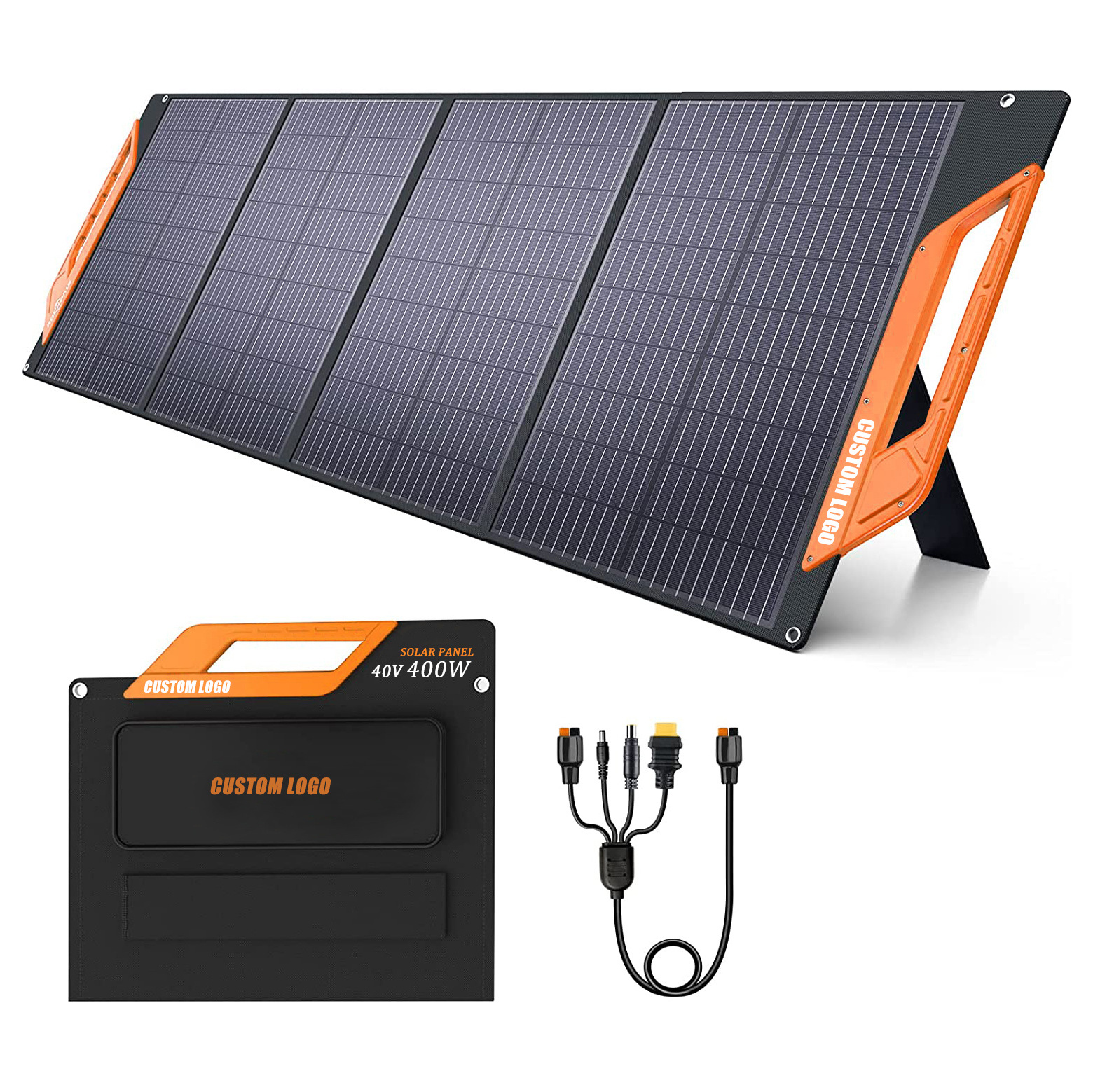 Camping 400W Folding Solar Panel Portable Solar System SunPower Solar Panel For Rv Charge Outdoor Emergency