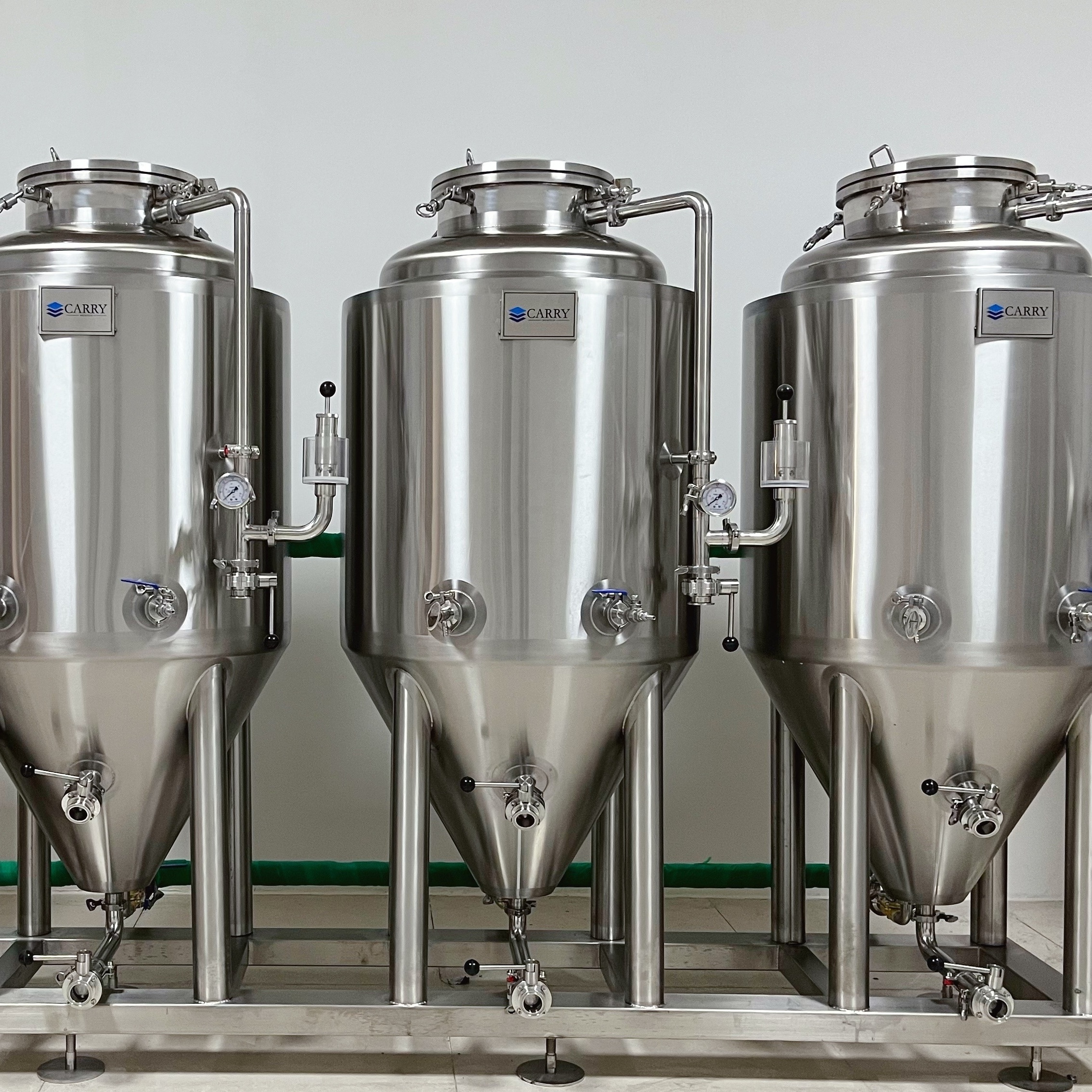 100L 200L 300L 400L Conical Beer Brewing Equipment Stainless Steel 304 Food Grade Fermentation Tank in Sales