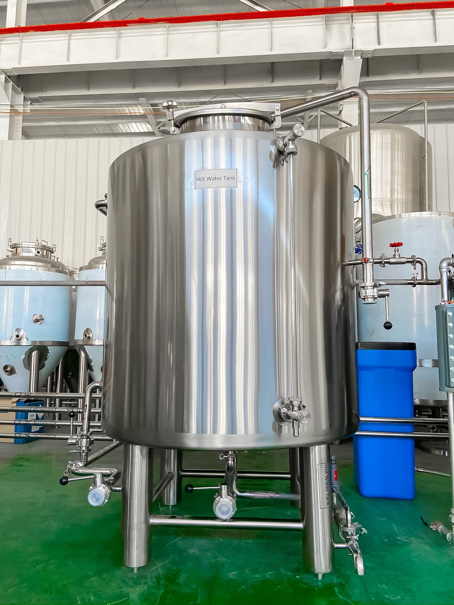 1000l Liquor Tanks Water Store Pot 304 Stainless Steel High Quality Brewhouse System