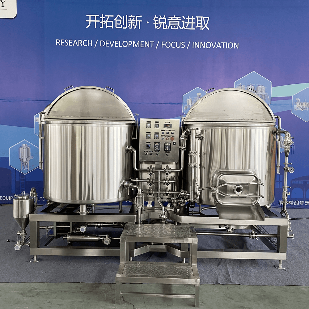 The best price of 500l 3bbl 3.5bbl craft brewing system supplies mash tun brewery electric heating plant easy beer equipment