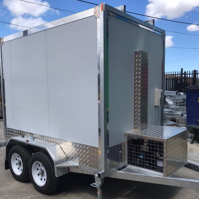 cargo box semi trailer