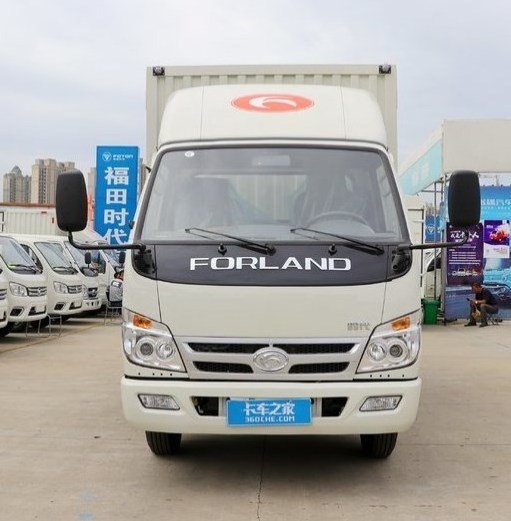 2021 Foton Forland brand cargo truck 4*2 wheel van 2-4 ton weight small truck good price light lorry