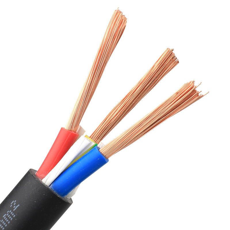 Multi-cores RVV 2 3 4 0.5 0.75 1 1.5 2.5 4 6 MM Electrical Power Cable Wire Flexible Copper Conductors PVC Insulation Royal Cord