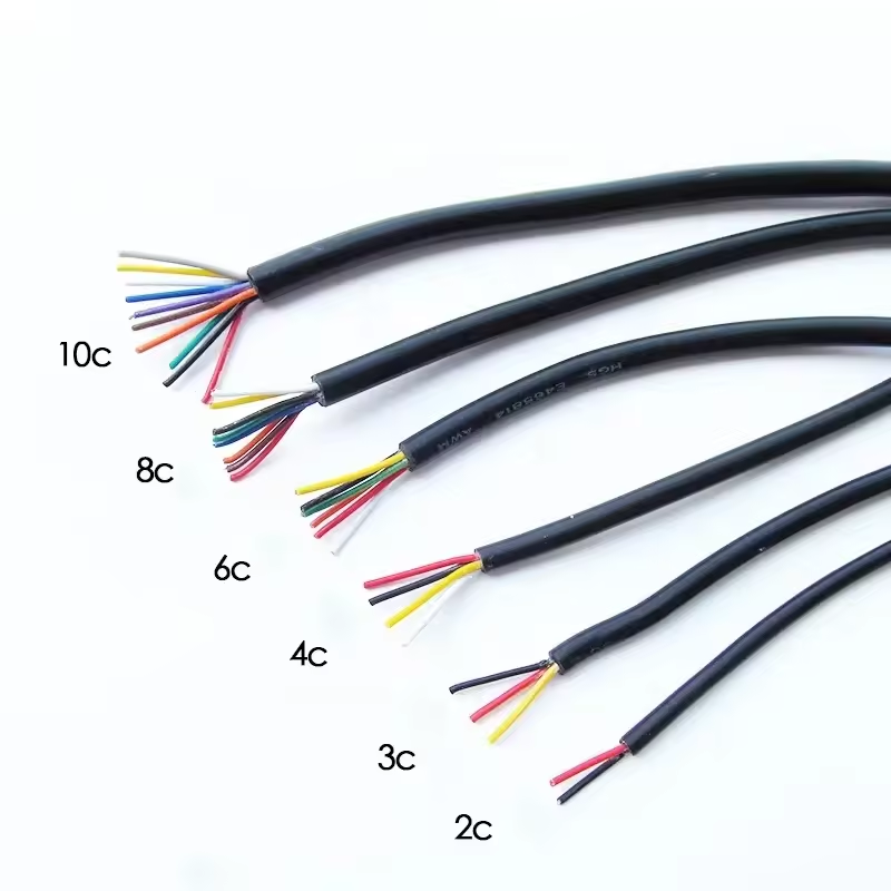 SJT SVT 2 3 4 core cable electric waterproof wire 18-10 awg gauge 2 conductor electrical wire Flexible multicore cable