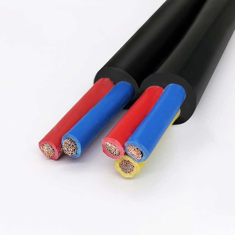 Multi-cores RVV 2 3 4 0.5 0.75 1 1.5 2.5 4 6 MM Electrical Power Cable Wire Flexible Copper Conductors PVC Insulation Royal Cord