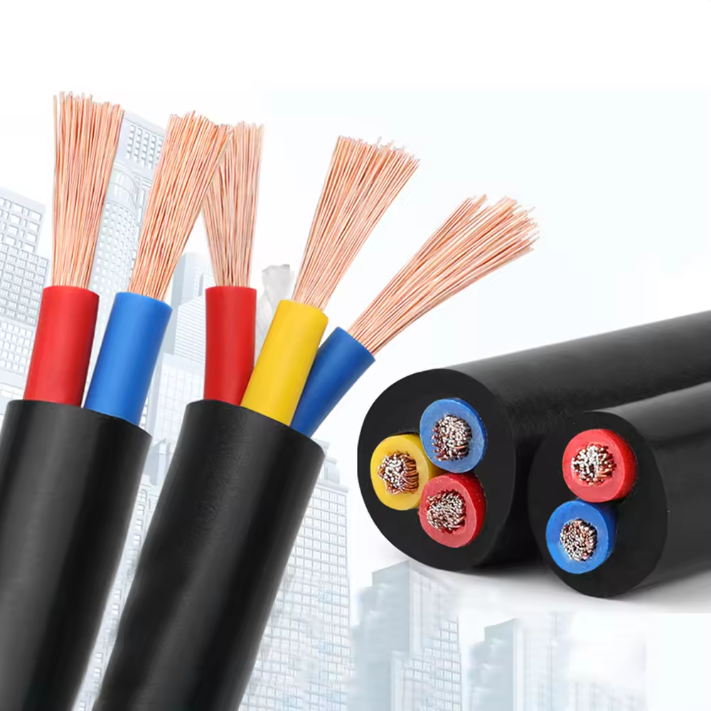 SJT SVT 2 3 4 core cable electric waterproof wire 18-10 awg gauge 2 conductor electrical wire Flexible multicore cable