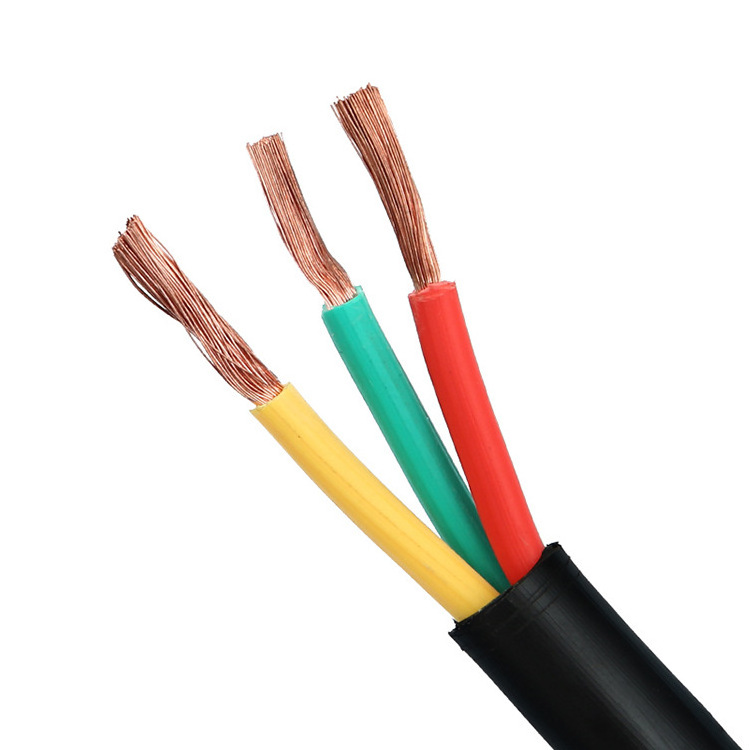 Multi-cores RVV 2 3 4 0.5 0.75 1 1.5 2.5 4 6 MM Electrical Power Cable Wire Flexible Copper Conductors PVC Insulation Royal Cord