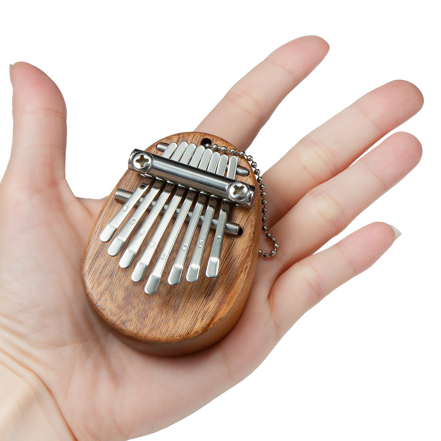 Mini Kalimba 8 Keys Solid Wood Finger Thumb Piano Portable Marimba Instrument Musical Thumb Piano Pocket Musical Gifts