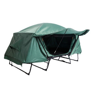 Outdoor portable waterproof 1~2 person folding oversized Tent Cot Camping Hiking Bed with rainfly