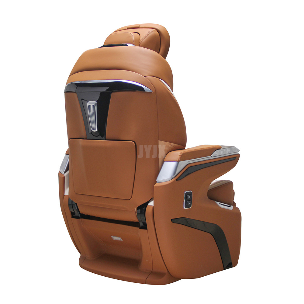 JYJX075 Custom V Class 260L Premium Aircraft Captain Electric Automobile Seat for Sale