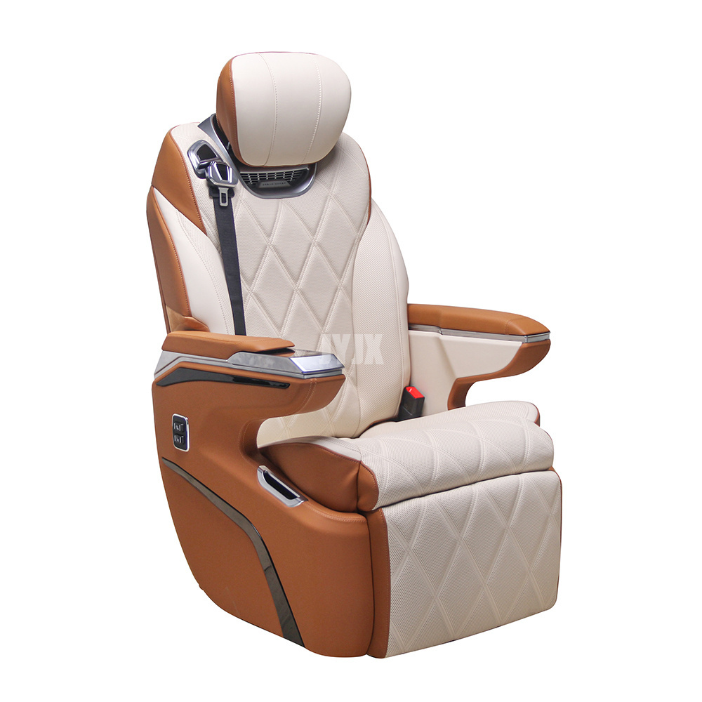 JYJX075 Custom V Class 260L Premium Aircraft Captain Electric Automobile Seat for Sale