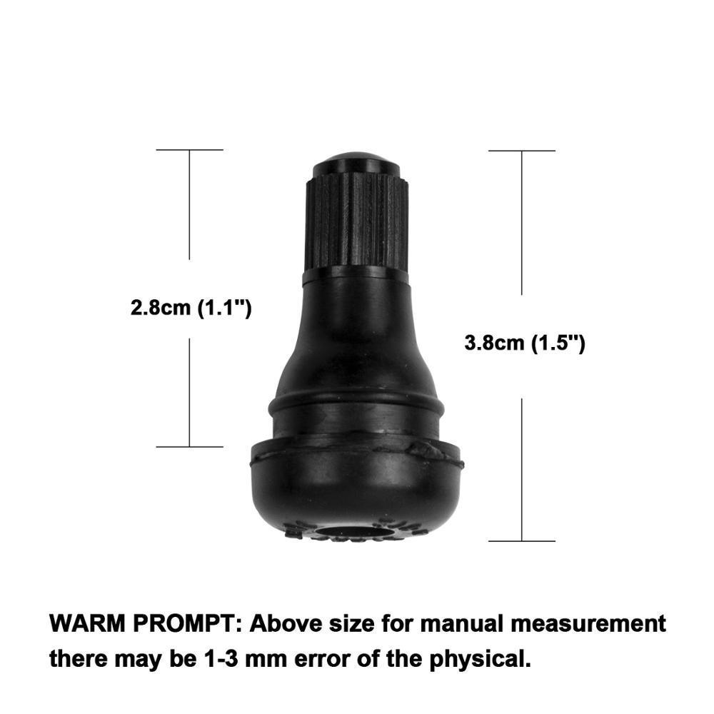 TR412 TR413 TR414 TR418 BLACK RUBBER TIRE VALVE STEM Replacement Kit