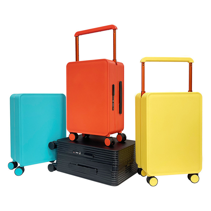 Custom Suitcase Large Capacity Wholesale 20 Inch Travel Luggage For Gift Wide Trolley Rolling Spinner Wheels Carry On Suitcase