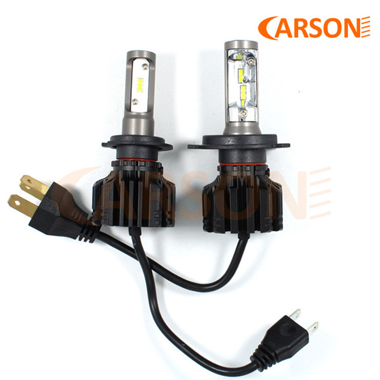 Carson N1-H4  Factory Wholesale Hot Sale Y19  CSP  20W  3000K/4300K/6000K  Auto LED Headlight With Fanless