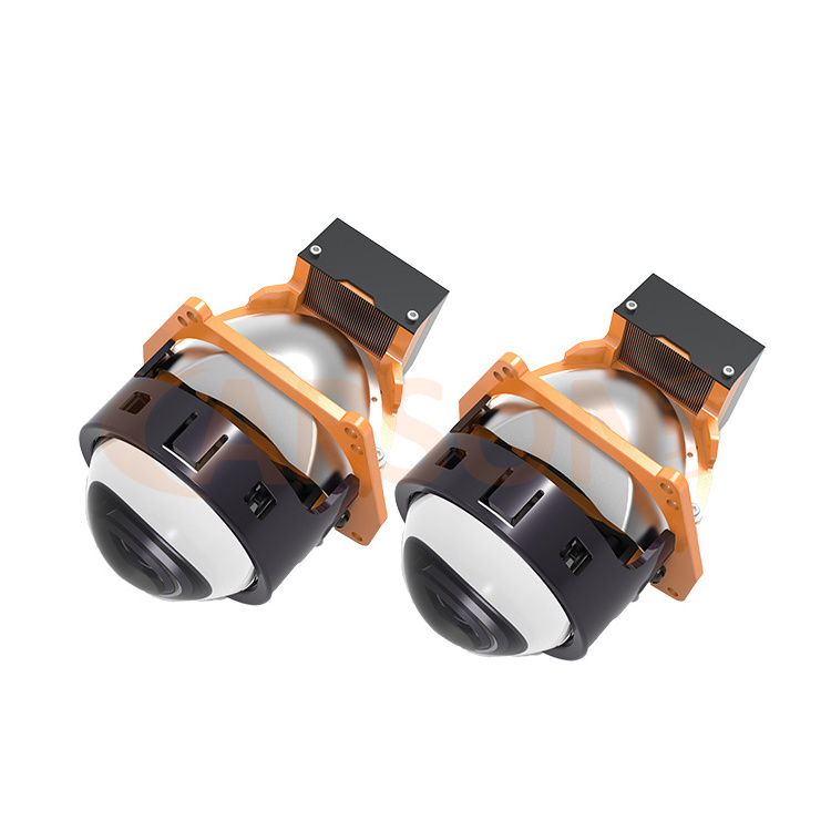 Carson CS9Pro New Design High Quality  Three Reflectors  70W/80W Brighter than laser Bi Led Lens  For Car Headlight