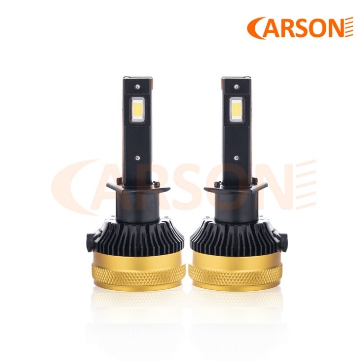 Carson Chinese Factory H4 High Power LED Bulb 50W/PC Heat Pipe Cooling 3570 Top CSP 6000K LED Lamp for Car Headlight