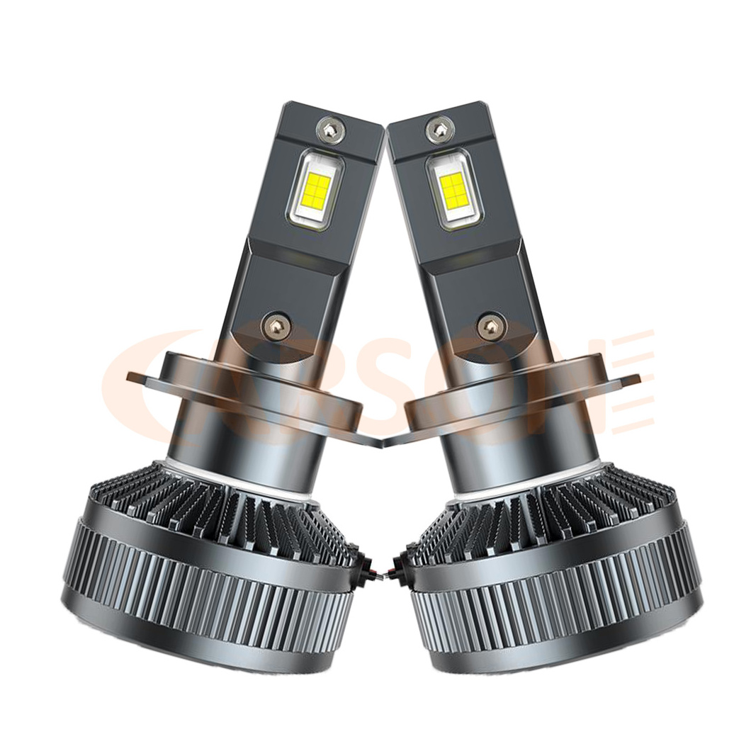 Carson OB-H7 High Quality 3570CSP 60W 6000K Auto LED Headlight With Dual Heat Pipe Cooling For 12V car & 24V truck use