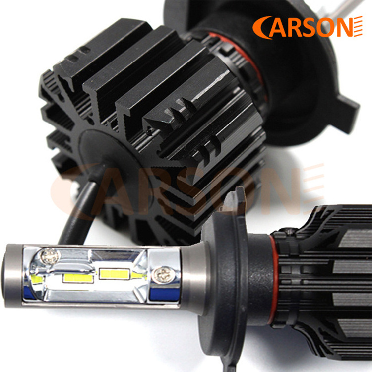 Carson N1-H4  Factory Wholesale Hot Sale Y19  CSP  20W  3000K/4300K/6000K  Auto LED Headlight With Fanless