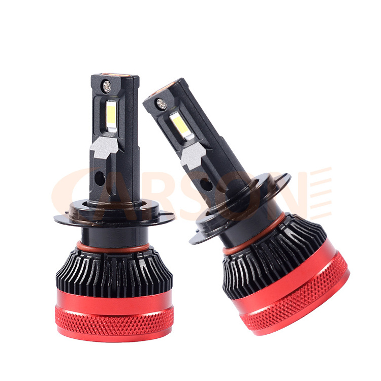 Carson BGM Factory wholesale High Quality   50W  6000K Canbus 12V Auto LED Headlight with Heat Pipe Cooling