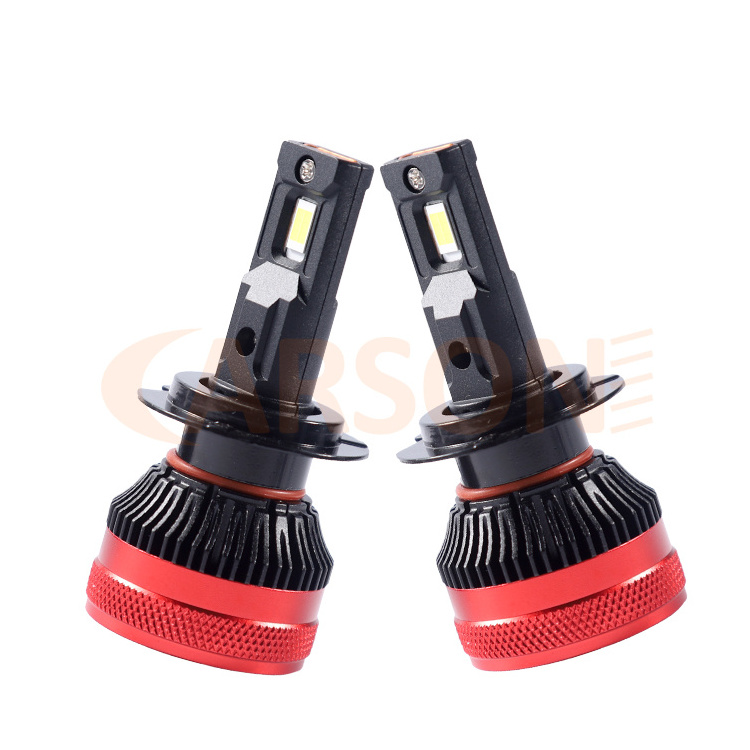 Carson BGM Factory wholesale High Quality   50W  6000K Canbus 12V Auto LED Headlight with Heat Pipe Cooling