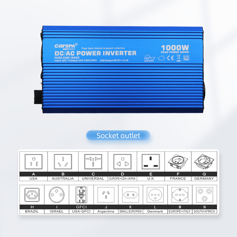 200W-8000W Inverter 12V 24V 48V Dc To Ac 110V 220V 230V 240V 1000W 2000W 3000W off grid inverter Pure Sine Wave power Inverter