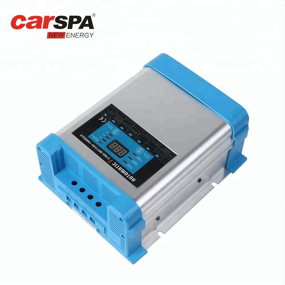 12V 24V  Battery Charger car Lithium ion LiFePO4 lead acid battery Charger 7 Stage Automatic Smart Marine Battery Charger