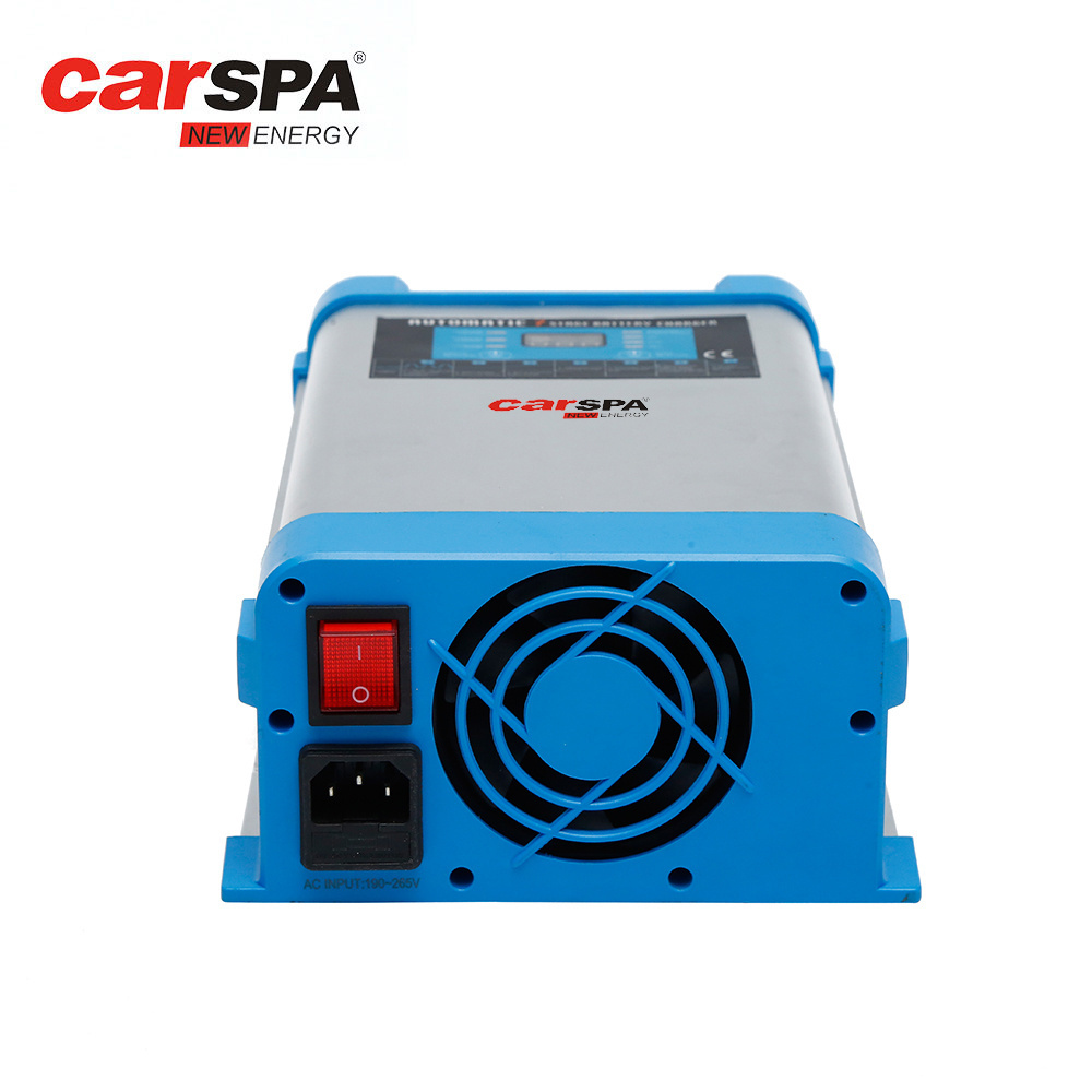 CARSPA 20A Fully-Automatic Smart Charger,12v 24v Car Battery Charger Solar Batteries Charge Battery Maintainer