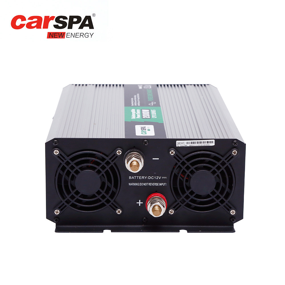 Inverter with charger CPS series dc 12V to ac 220V, 2000W, 15A pure sine wave power (CPS2000)