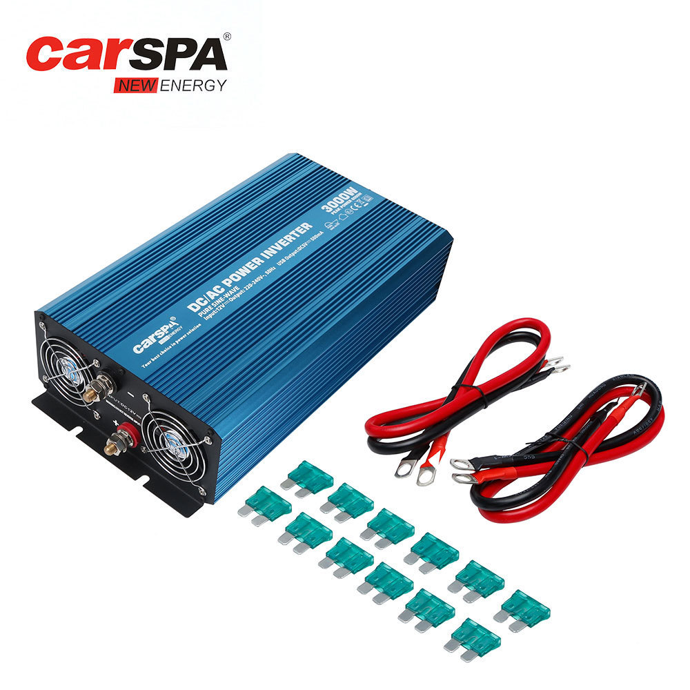 3000w 12v 24v dc to 120 / 240v ac 60hz Dc To Ac Pure Sine Wave Solar/car/appliance Power System Inverter