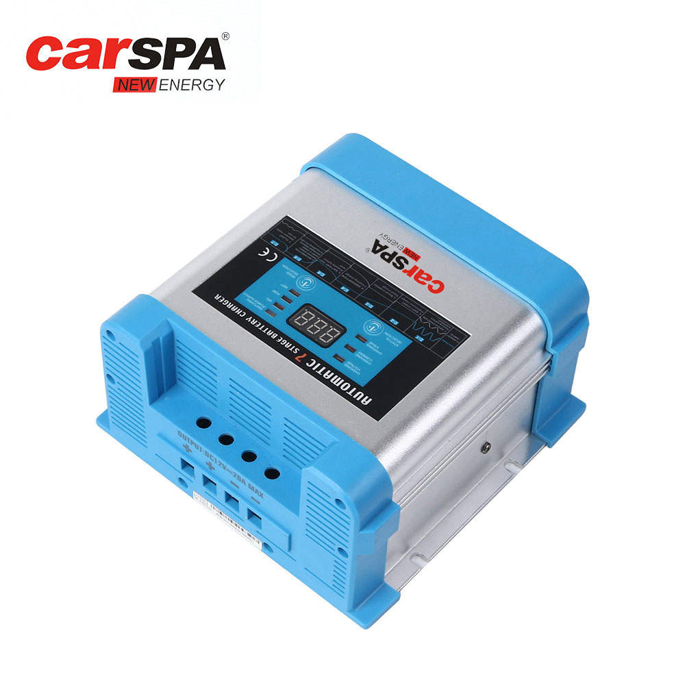 12v  automatic battery charger 7 stages 10a support  battery charger 12V Auto  GEL/SLA/AGM/WET/Lithium with LCD display