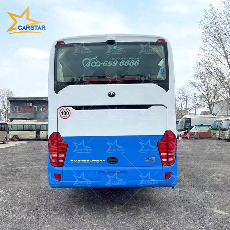 Used Double Rear Axle 56 Seats China Luxury Tour Coach Bus Passenger Bus Passenger Tour Coach Yutong ZK6148 Bus for Sale