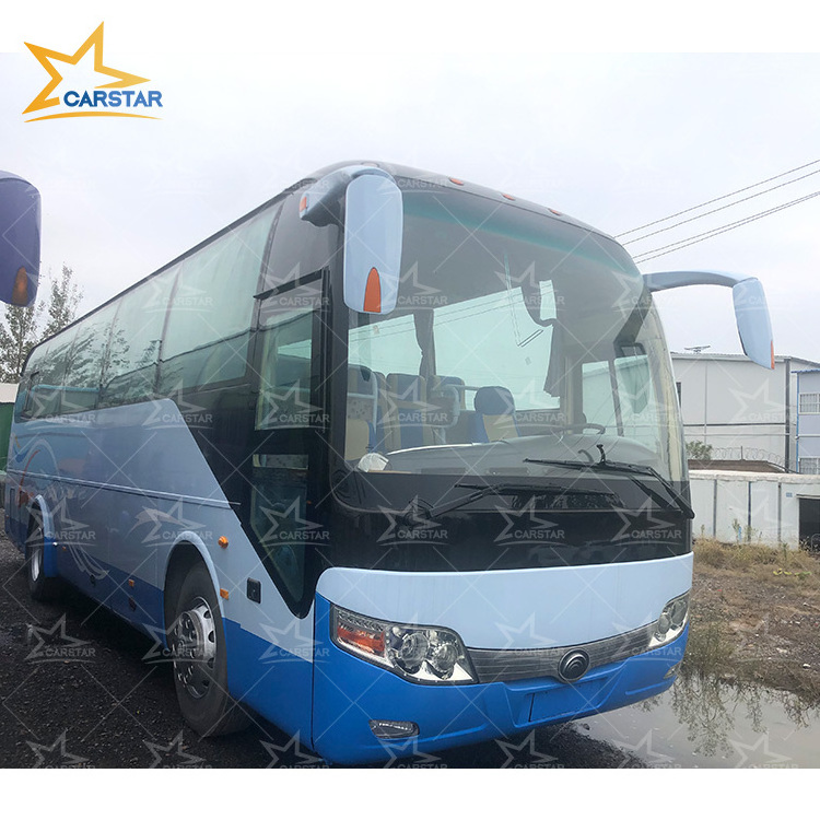 Factory Price Front Engine Euro 2 Mini Solar Bus 55 Seats for Sale Used 30 Seater Coach Bus