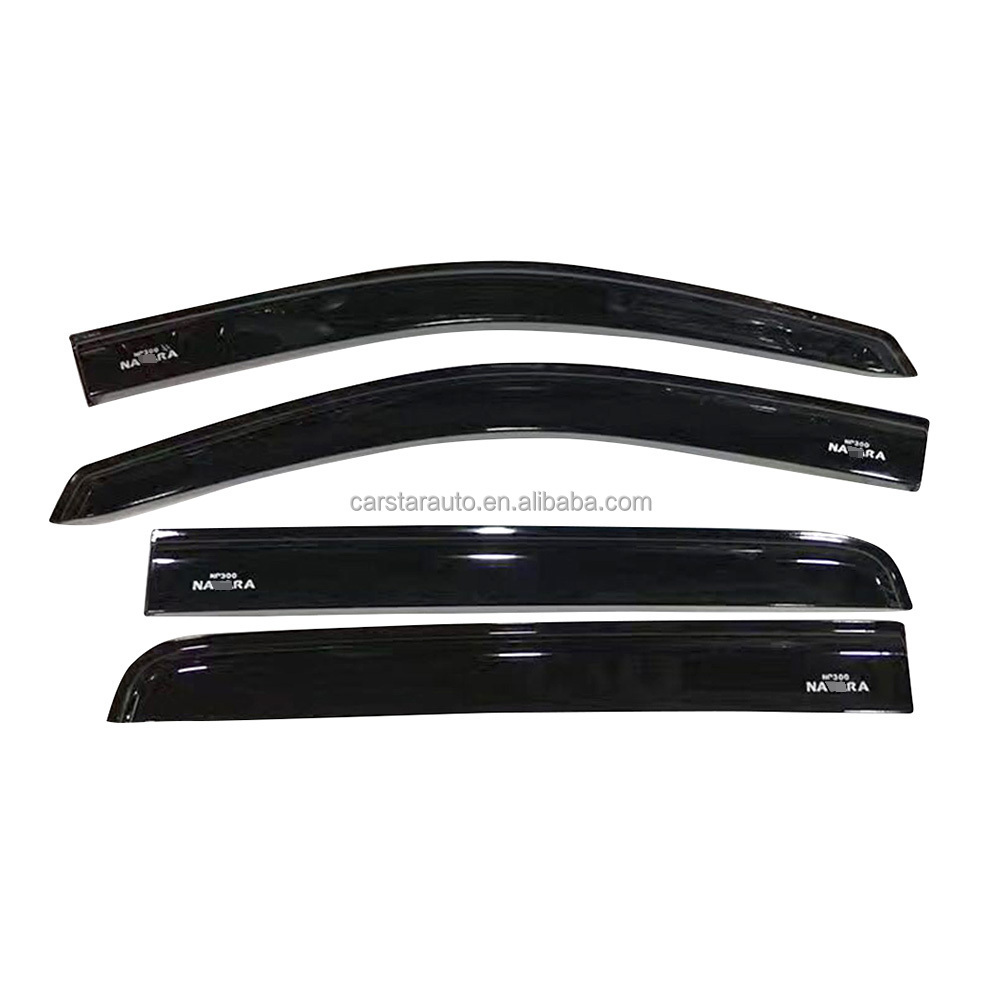 black car window visors rain deflector Wind Deflector Guard Car Window Visor for pickup NISSAN NAVARA NP300