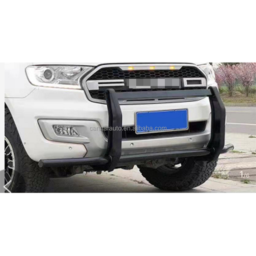 car Retrofit front bumper with anti-collision metal bumper protector for FORD RANGER T8 2019