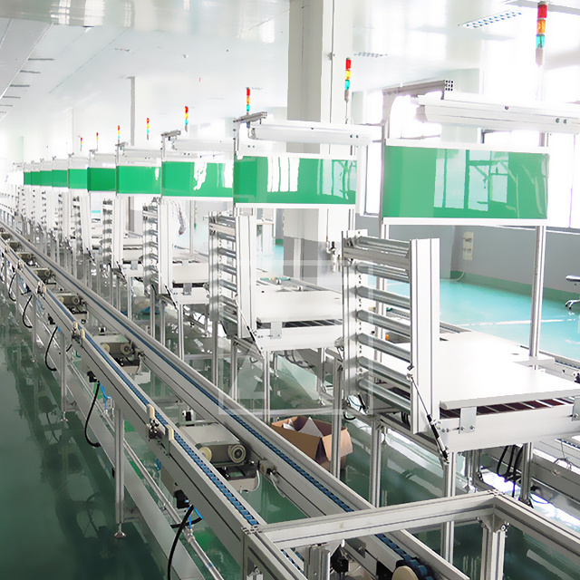 Manual Pallet Conveyor Assembly Line Roller Motorized Roller Conveyor Stainless Steel Conveyor Belt