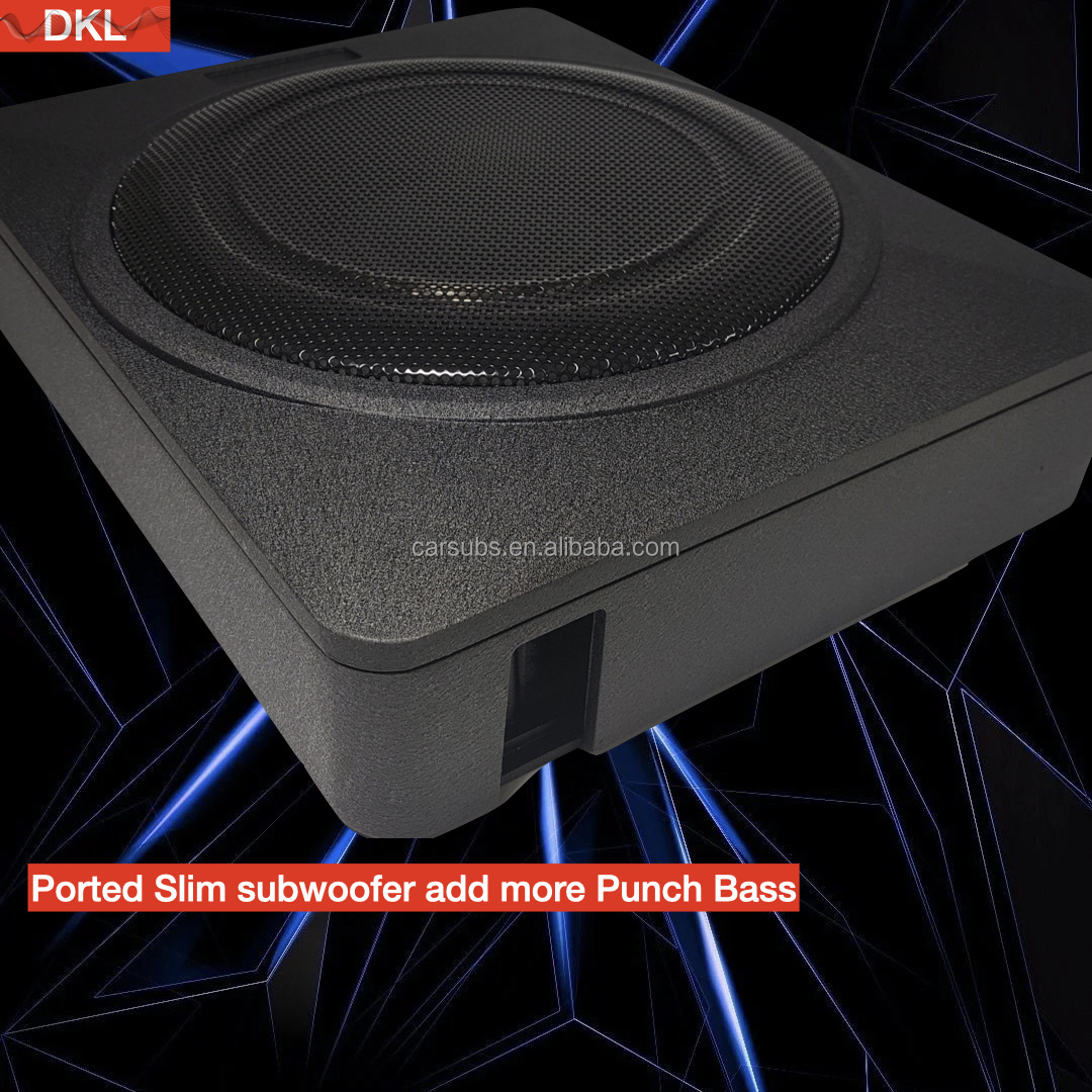 Sound Quality 10 inch Car slim Subwoofer Passive Poarted Strong bass Peak 1000W Deep Bass Car Under Seat Subwoofer