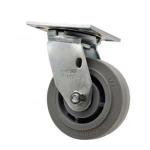 Wear Resistant TPR Thermoplastic Rubber Heavy Duty Caster Wheels factory workshop workbench caster wheel