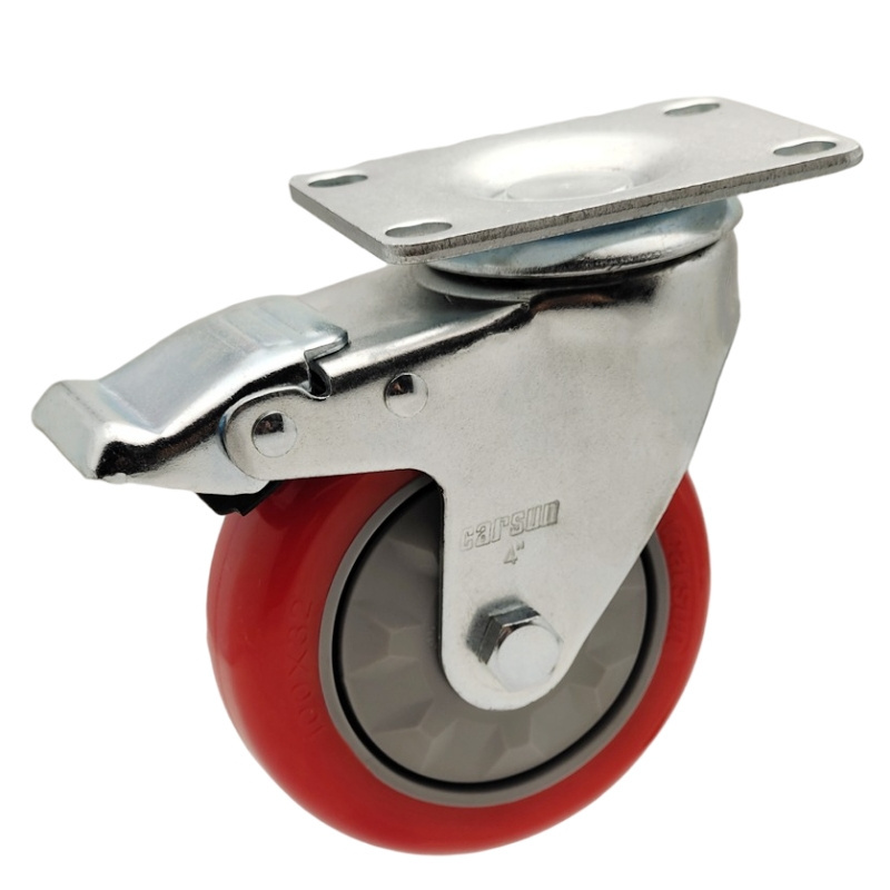 Swivel caster Polyurethane Wheels Medium industrial Castors