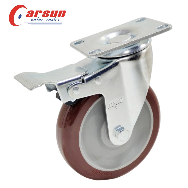 Swivel caster Polyurethane Wheels Medium industrial Castors