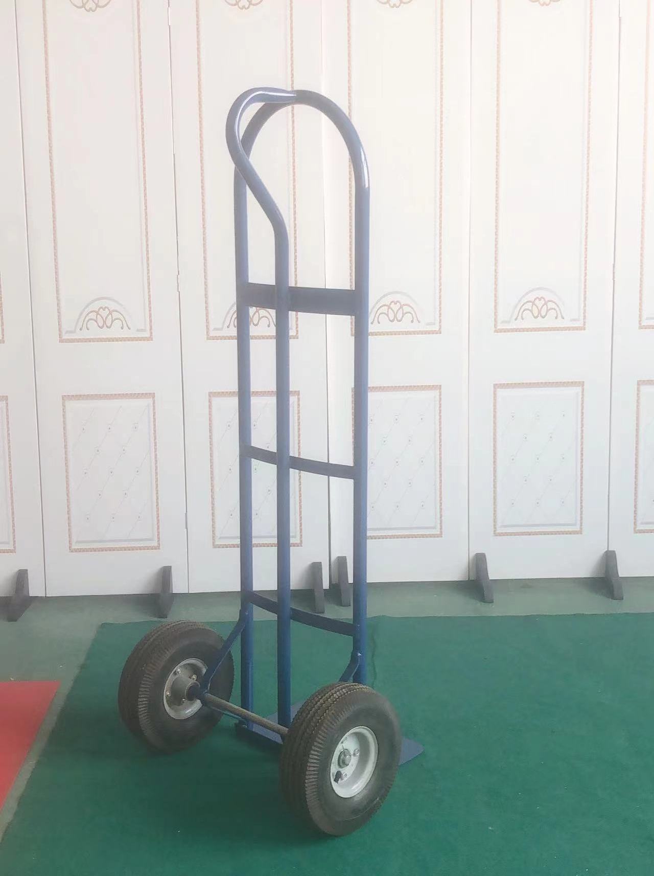 factory PROMOTION  Hand Trolley truck with Pneumatic Tyre Wheel truck dolly