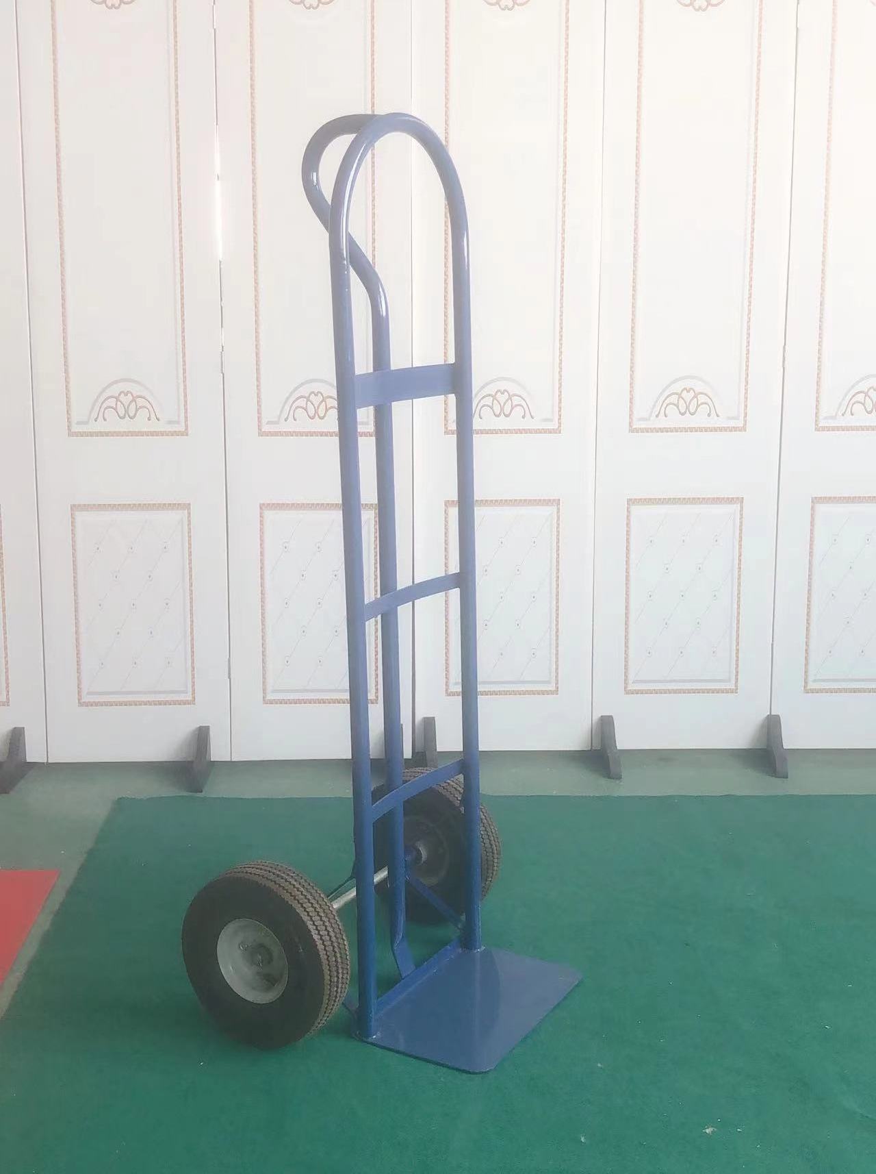 factory PROMOTION  Hand Trolley truck with Pneumatic Tyre Wheel truck dolly