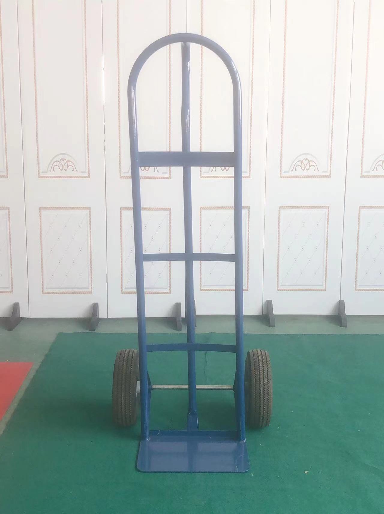 factory PROMOTION  Hand Trolley truck with Pneumatic Tyre Wheel truck dolly