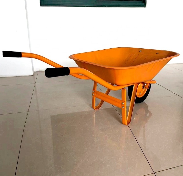 Hot Sale Heavy Duty Wheelbarrow Building Construction Wheelbarrow with Metal Tray