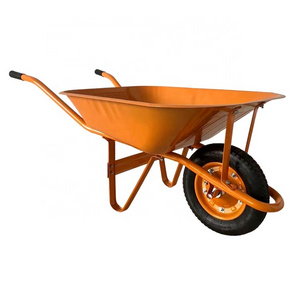 Hot Sale Heavy Duty Wheelbarrow Building Construction Wheelbarrow with Metal Tray