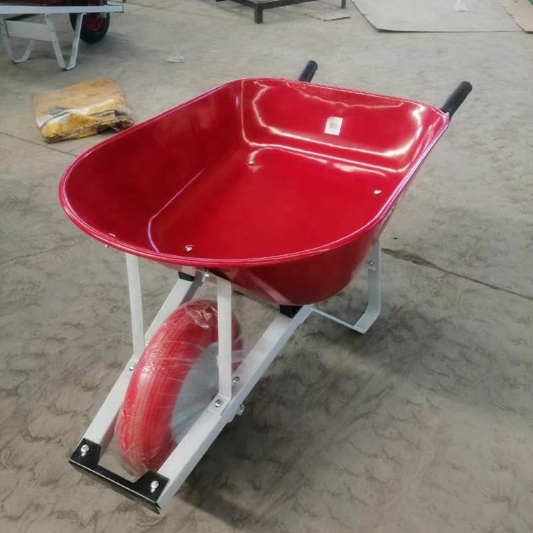 Construction Industrial Garden Wheelbarrow Heavy Duty Metal Wheel Barrow Wheelbarrow for Sale