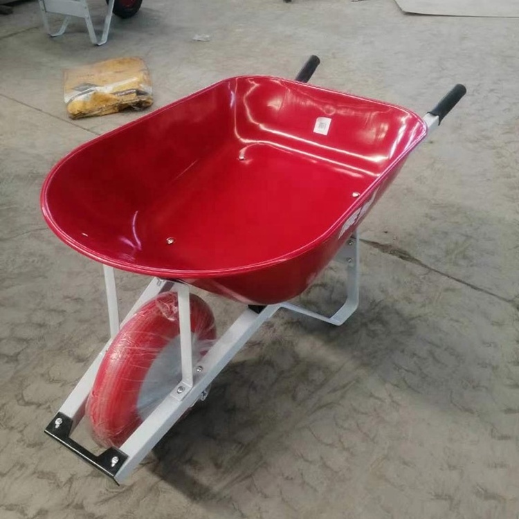 Construction Industrial Garden Wheelbarrow Heavy Duty Metal Wheel Barrow Wheelbarrow for Sale